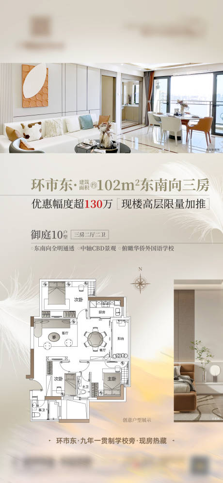 源文件下载【地产户型价值点海报】编号：80610024403585669