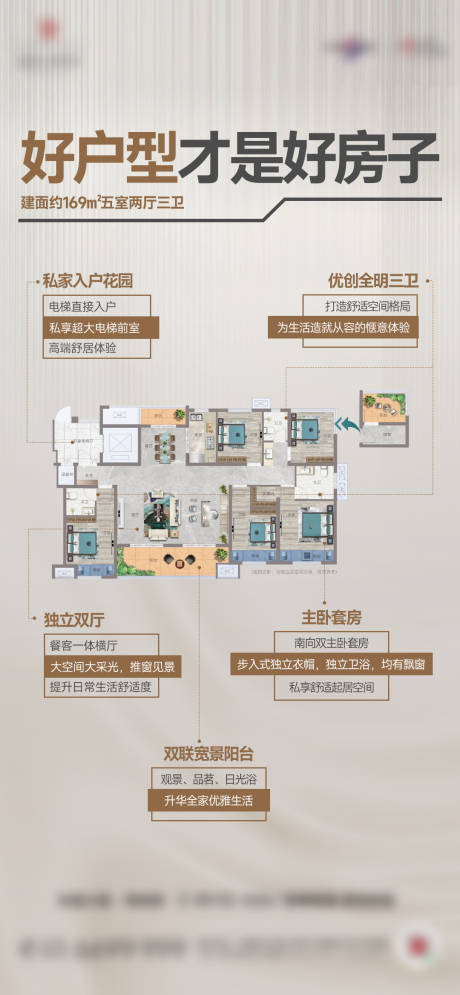 源文件下載【享設計】搜索編號：77140024390373937【地產戶型價值點海報】