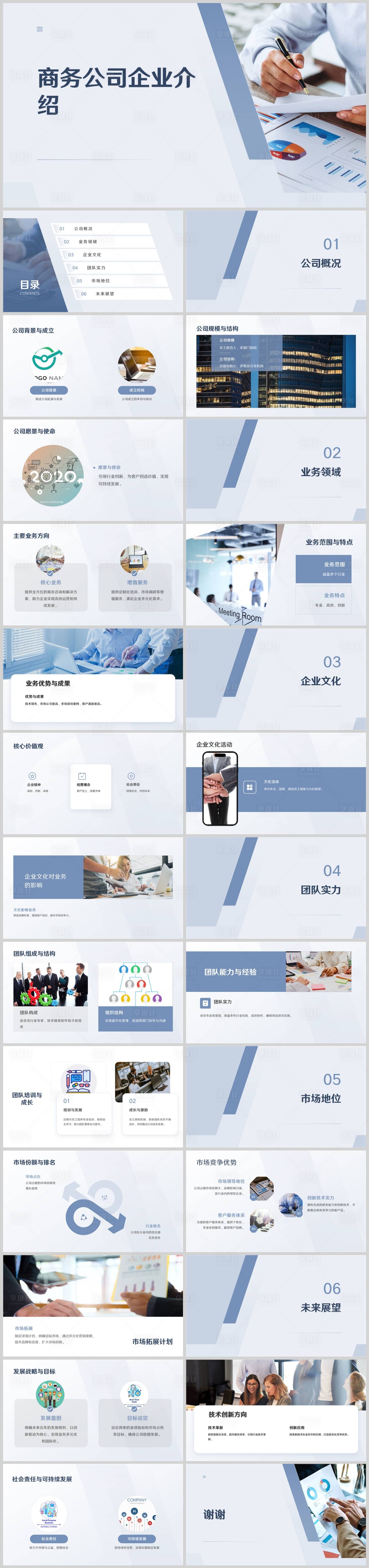 源文件下载【商务公司企业介绍PPT】编号：65380024792158521