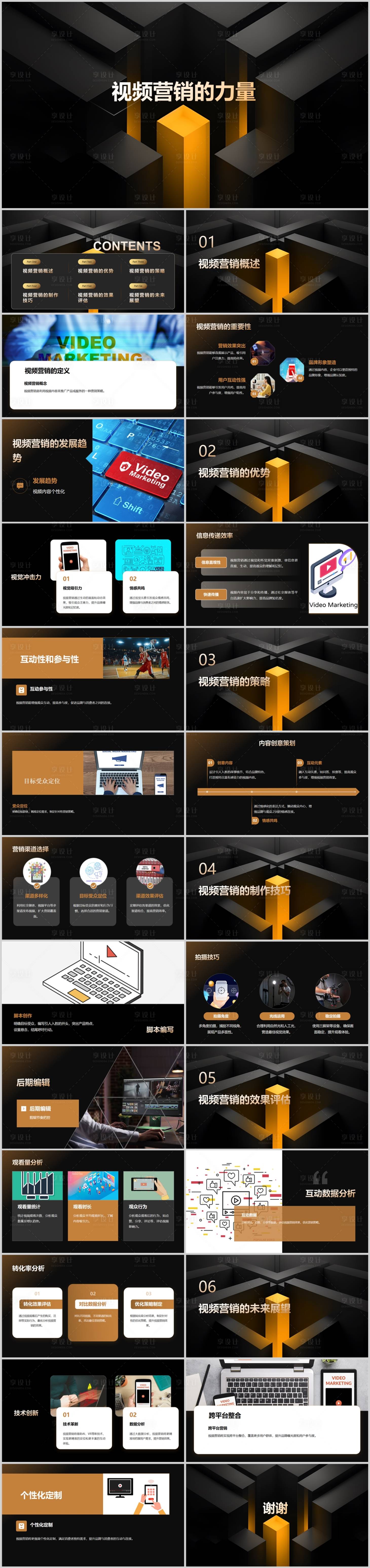 源文件下載【享設計】搜索編號：54770024859966690【視頻營銷的力量】