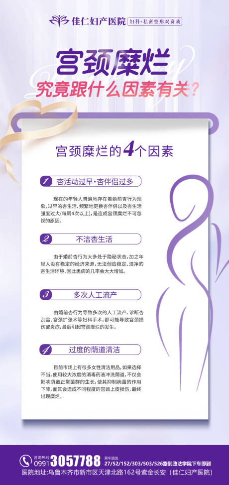 源文件下載【享設計】搜索編號：15930024480055835【婦科私密科普海報】