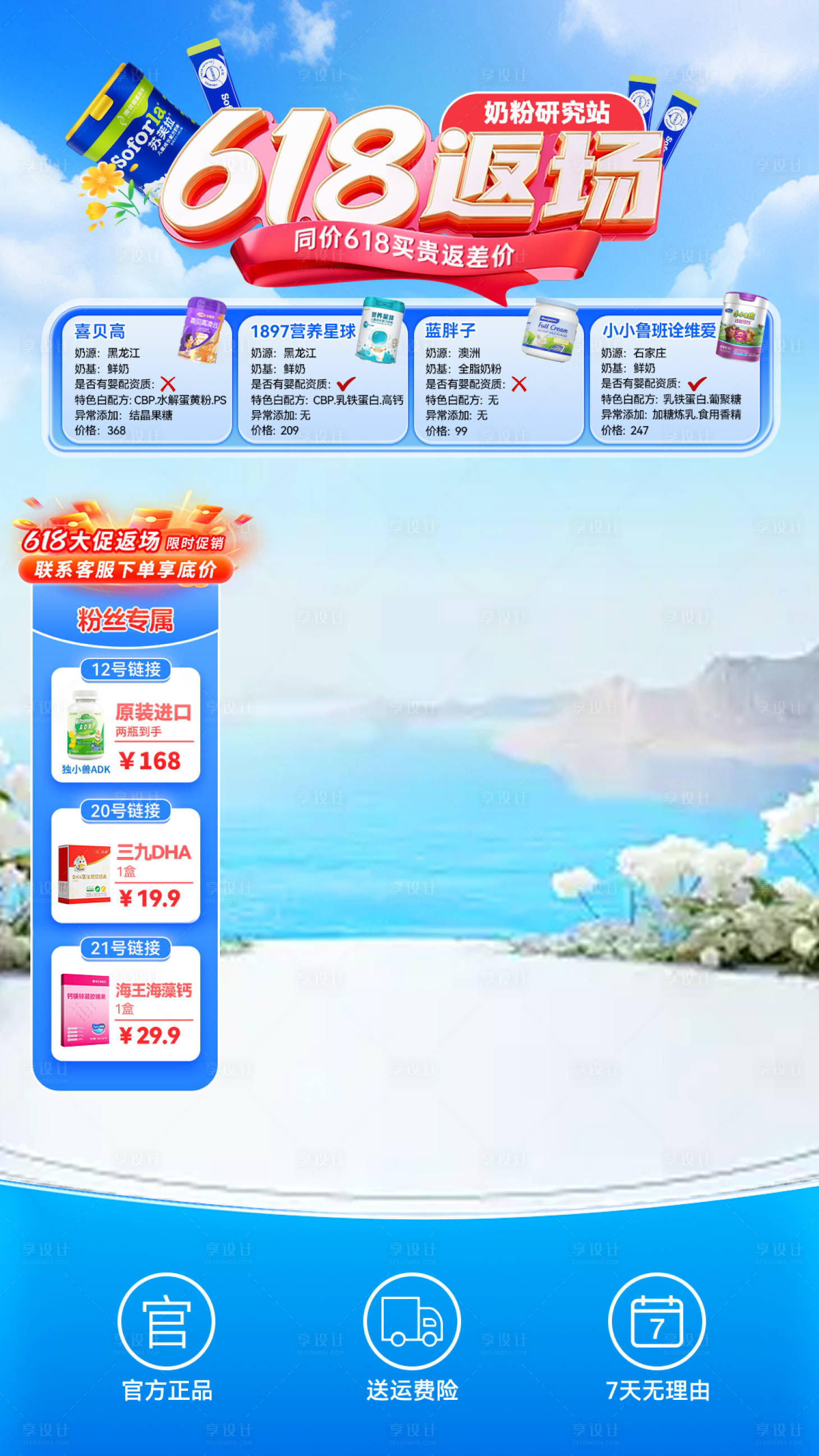 源文件下載【享設計】搜索編號：76800024662967249【6.18返場鉅惠貼片海報】