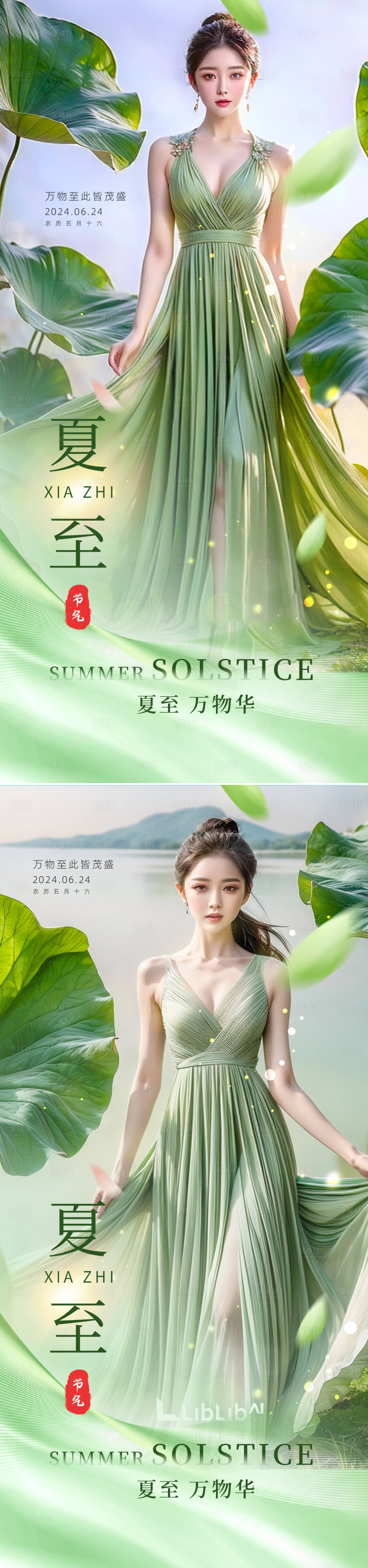 源文件下载【享设计】搜索编号：86620024563812168【夏至节气海报】
