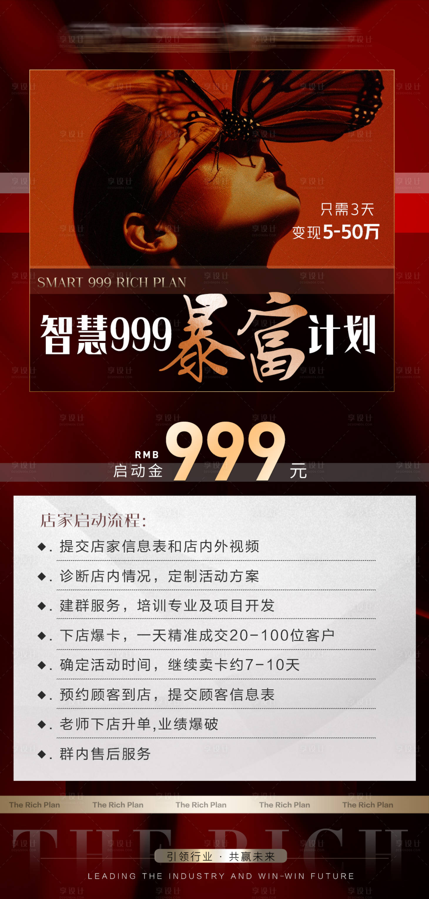 源文件下载【享设计】搜索编号：43460024525872582【医美招商门票卡项海报】