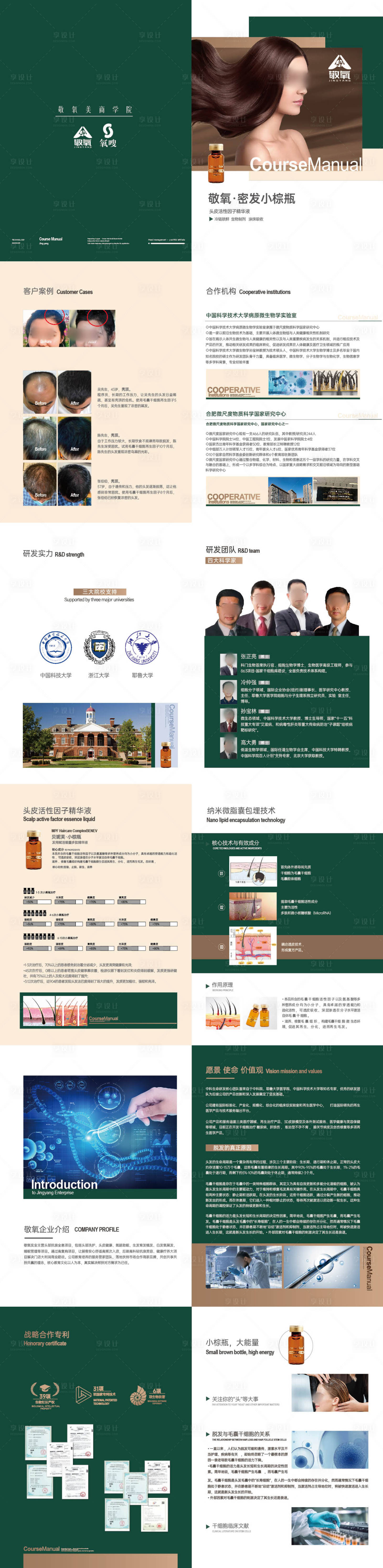 源文件下載【享設計】搜索編號：45000024489249285【綠色科技生發手冊】