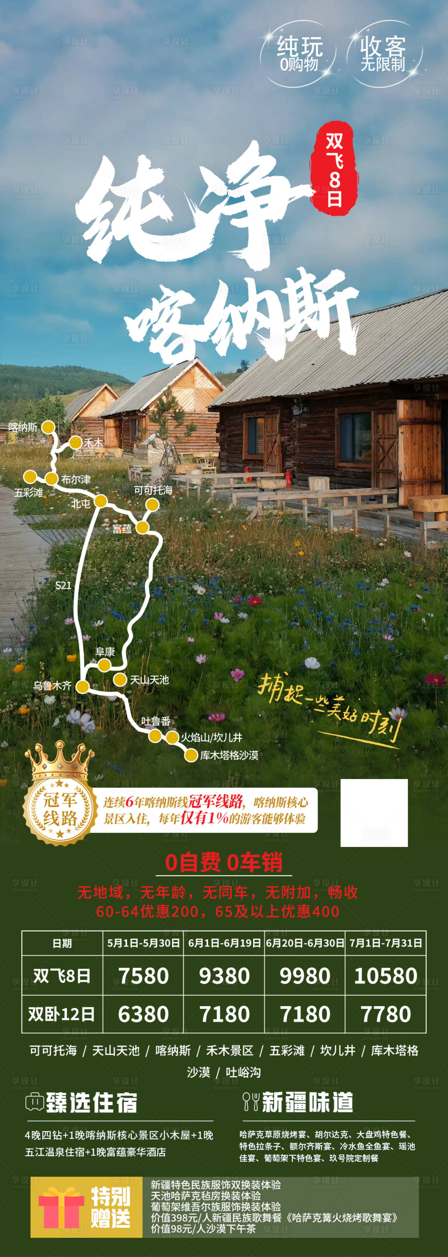 源文件下載【享設計】搜索編號：20260024513384508【純凈喀納斯新疆海報】