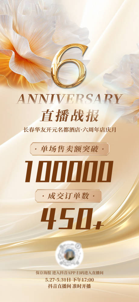 源文件下载【六周年直播战报海报】编号：33900024831297713