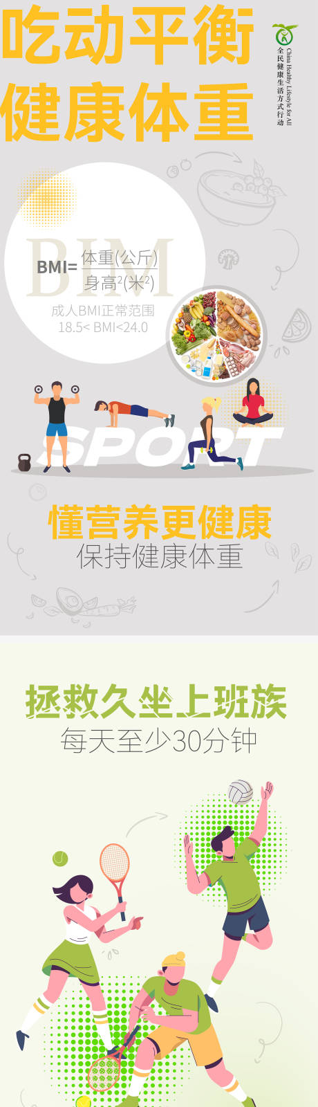 源文件下載【吃動平衡健康海報】編號：51660024689137837