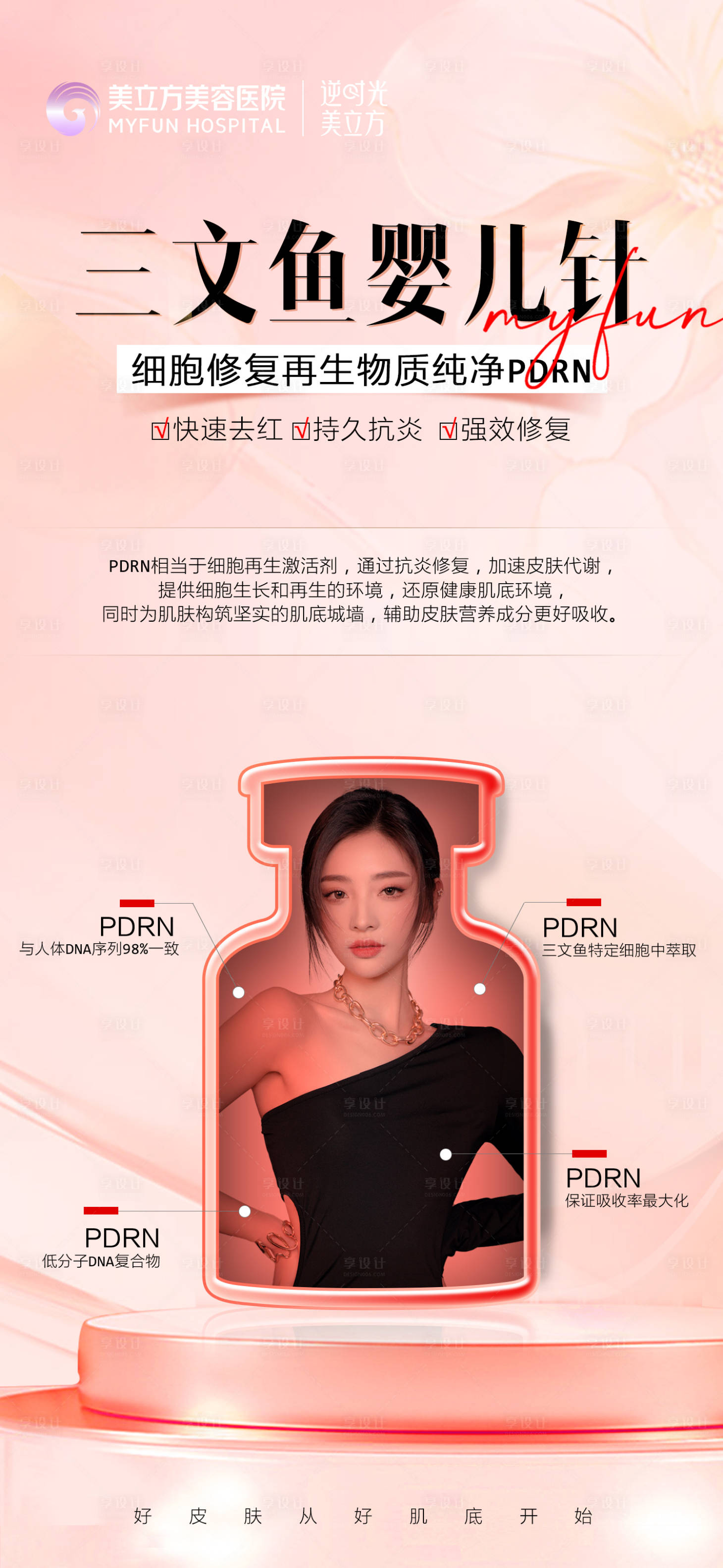 源文件下載【享設計】搜索編號：45570024555927344【醫美三文魚嬰兒針海報】
