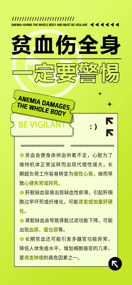 源文件下载【享设计】搜索编号：87490024559975681【贫血常识海报】