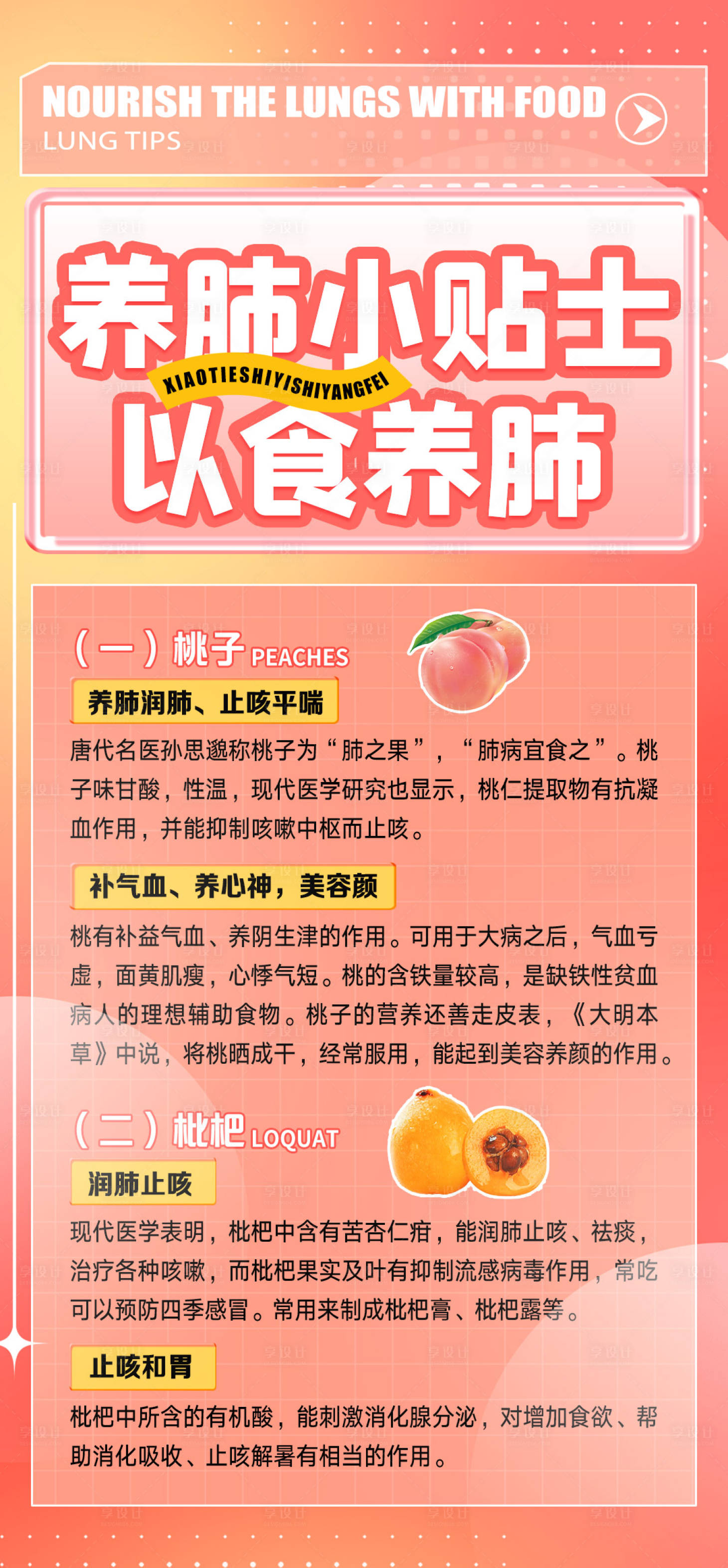 源文件下载【享设计】搜索编号：52110024662882184【肺病常识科普海报】