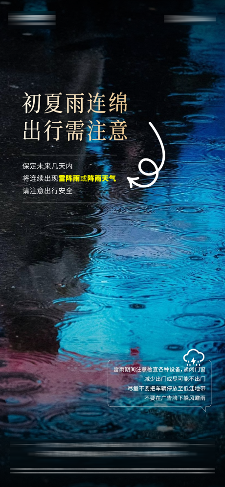 源文件下载【地产天气雷雨对流出行提示预报】编号：27170024469375082