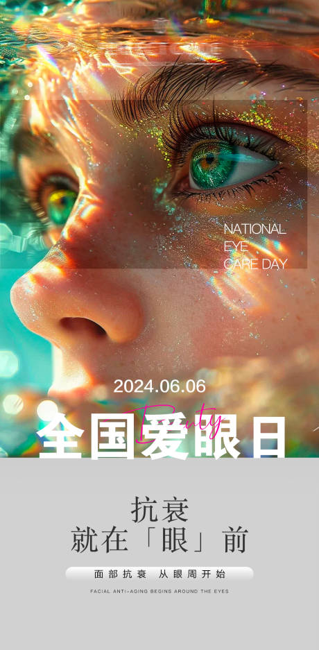 源文件下载【爱眼日眼部抗衰海报】编号：54600024357274883
