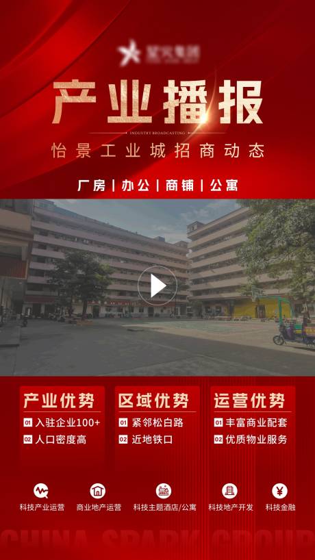 源文件下载【产业园视频框 】编号：88290024689311301