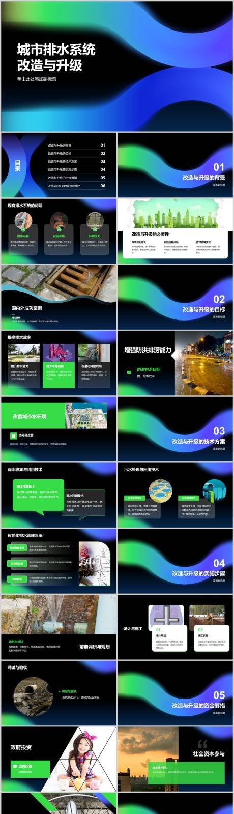 城市排水系统改造和升级