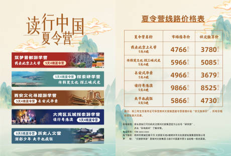 源文件下载【读行中国夏令营DM单页】编号：81710024337412386