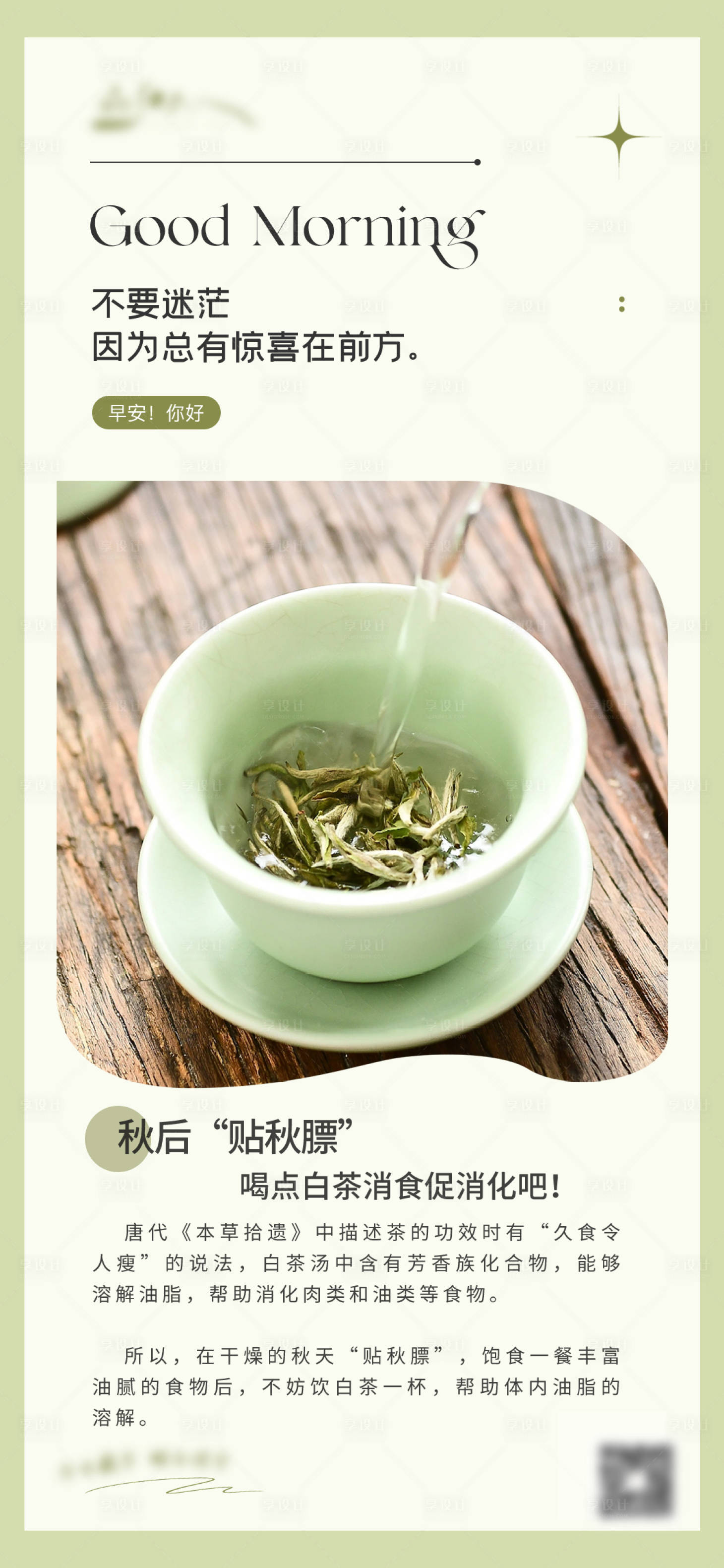 源文件下載【享設(shè)計(jì)】搜索編號(hào)：29430024851089196【白茶日簽小知識(shí)系列】