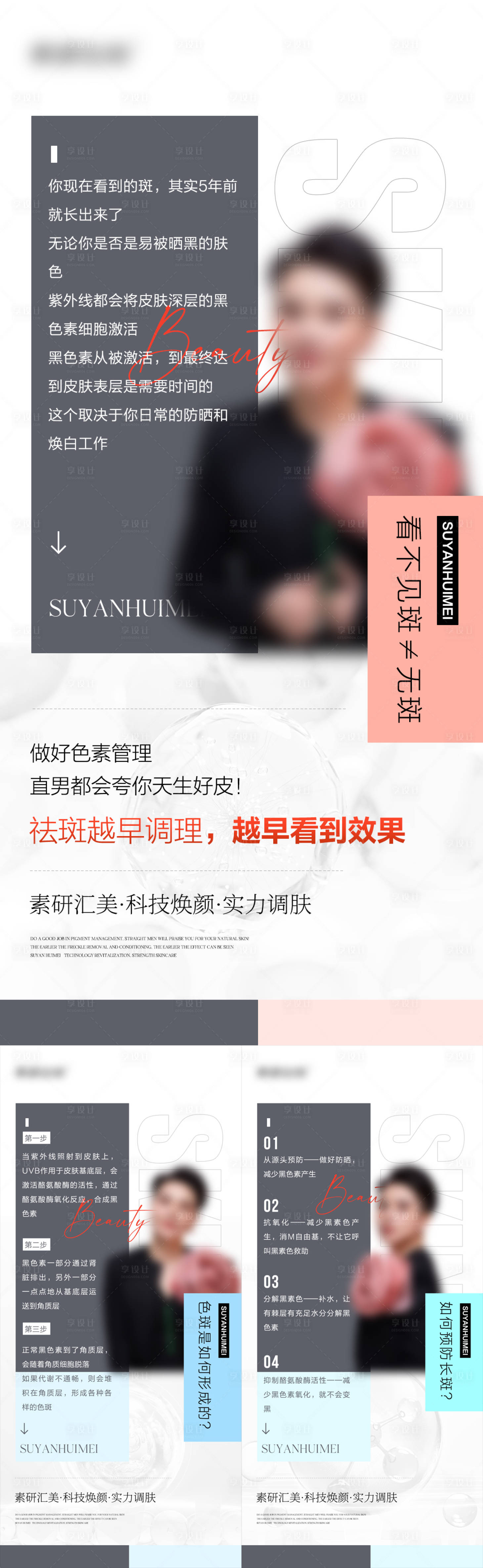源文件下載【享設計】搜索編號：71790024332094113【護膚品科普系列海報】