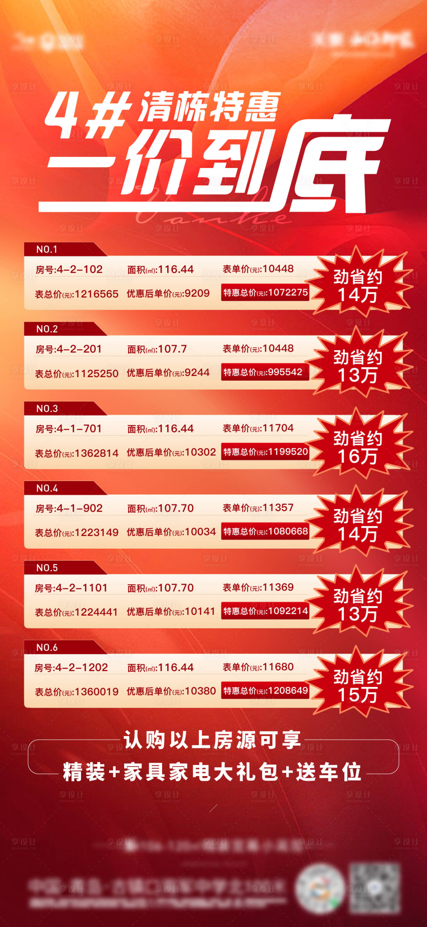 源文件下载【享设计】搜索编号：46090024436995670【特价房海报】