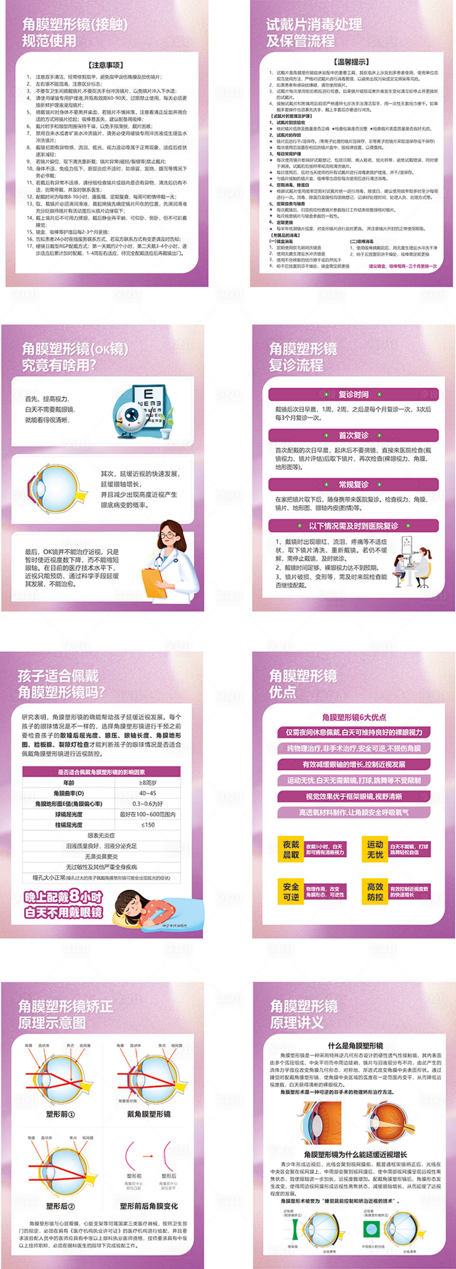 源文件下載【享設計】搜索編號：22270024402618469【角膜塑形鏡海報】