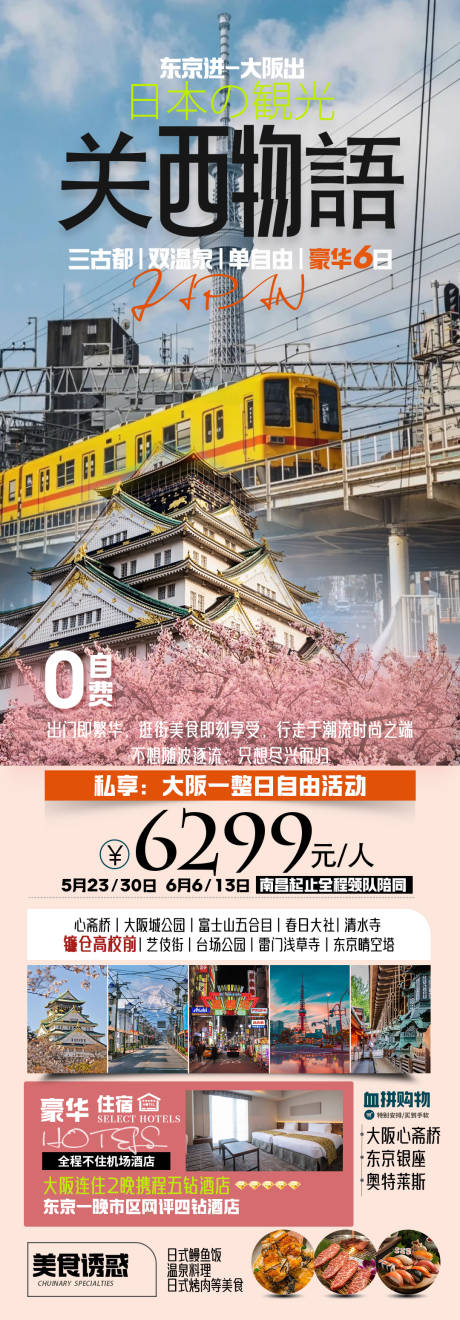 编号：90380024686084383【享设计】源文件下载-日本关西旅游海报