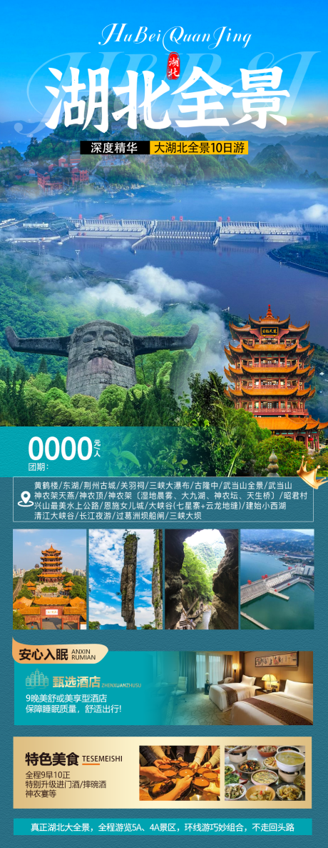 源文件下載【湖北全景旅游海報(bào)】編號：93090024477274747