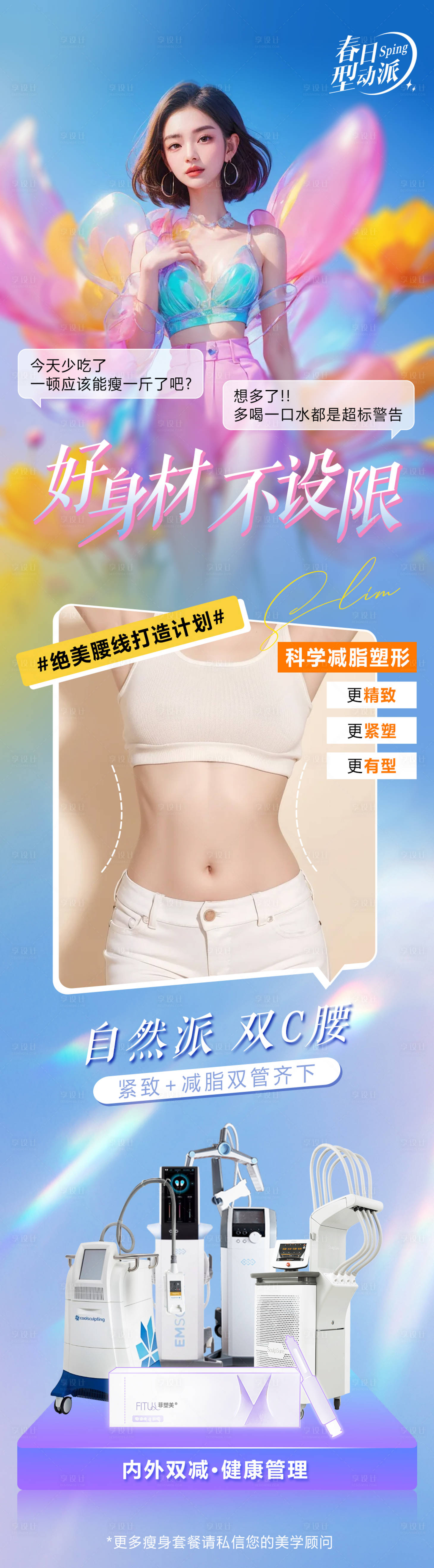 源文件下載【享設(shè)計(jì)】搜索編號(hào)：61560024531629947【瘦身減肥海報(bào)】