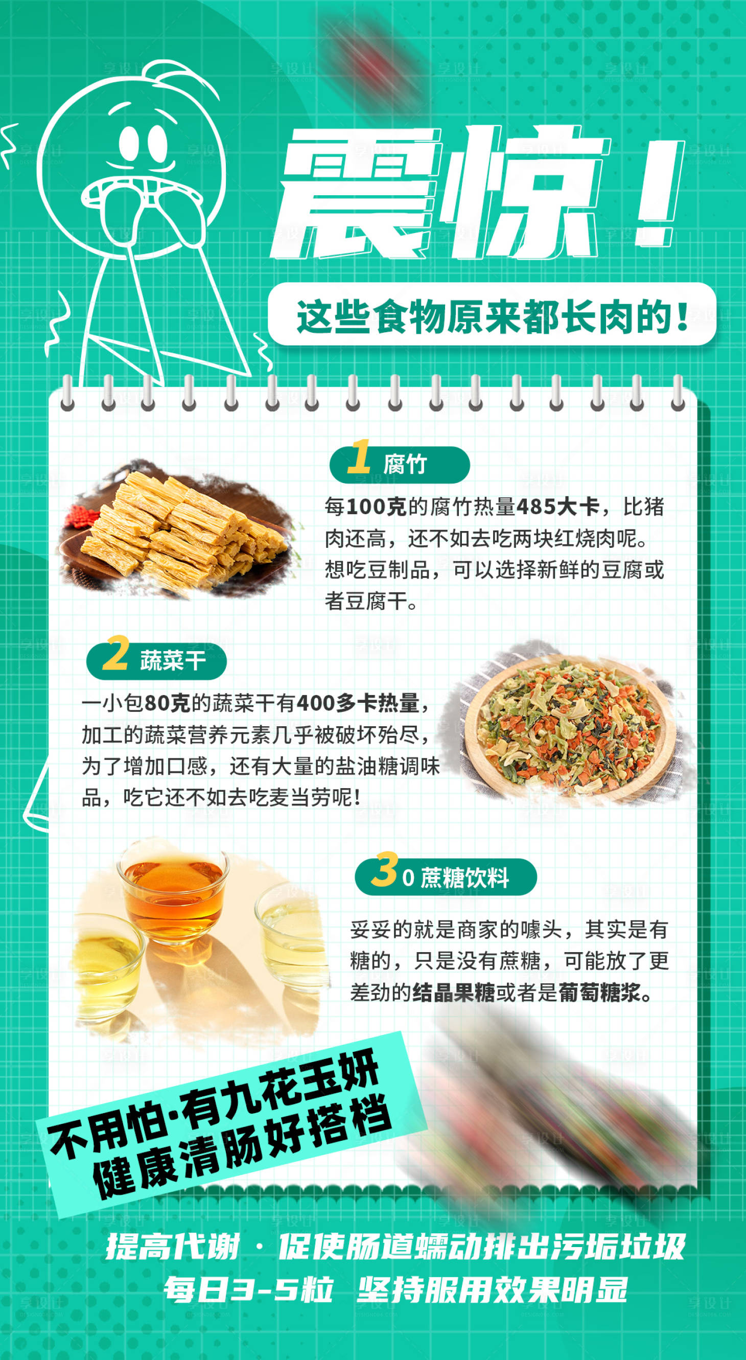 源文件下载【享设计】搜索编号：16900025141818959【食物科普海报】