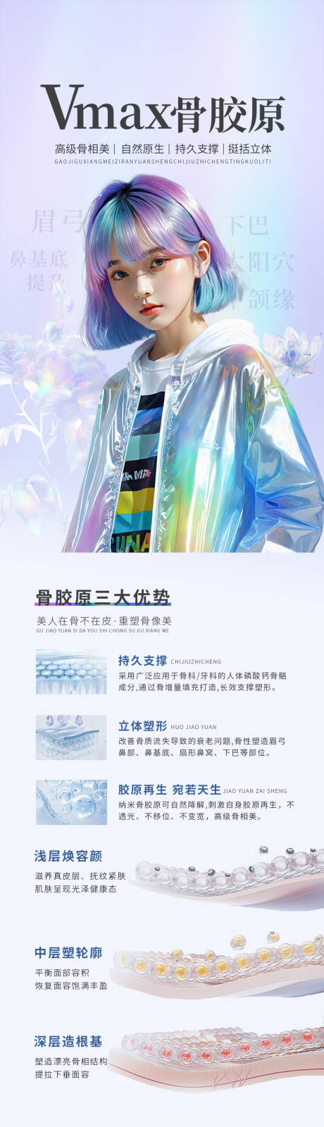 源文件下載【享設計】搜索編號：93490025201023303【醫美骨膠原宣傳海報】
