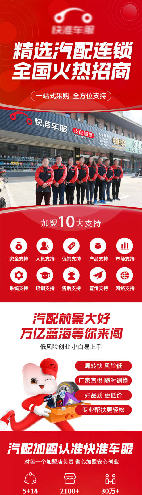 源文件下载【汽车配件招商加盟落地页】编号：24100025239915660
