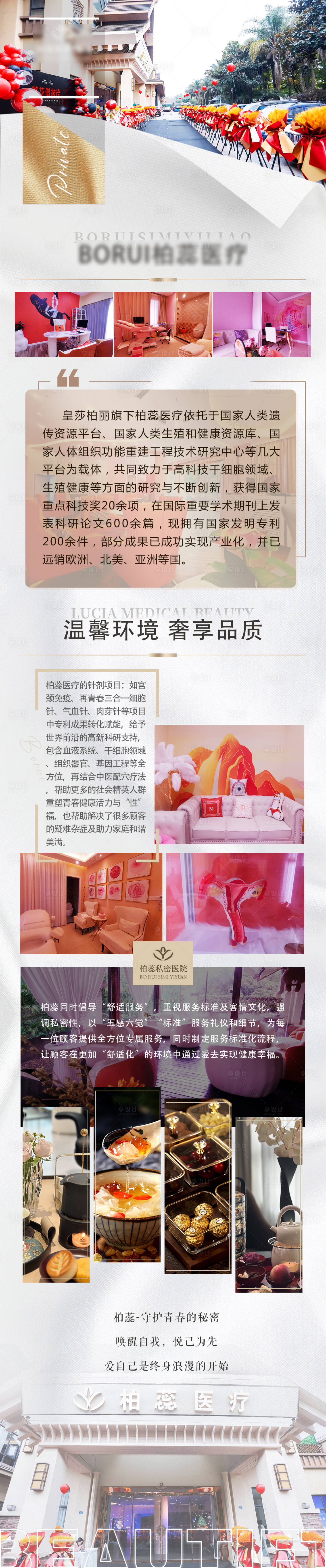 源文件下载【享设计】搜索编号：79310024878755393【私密医院介绍长图】
