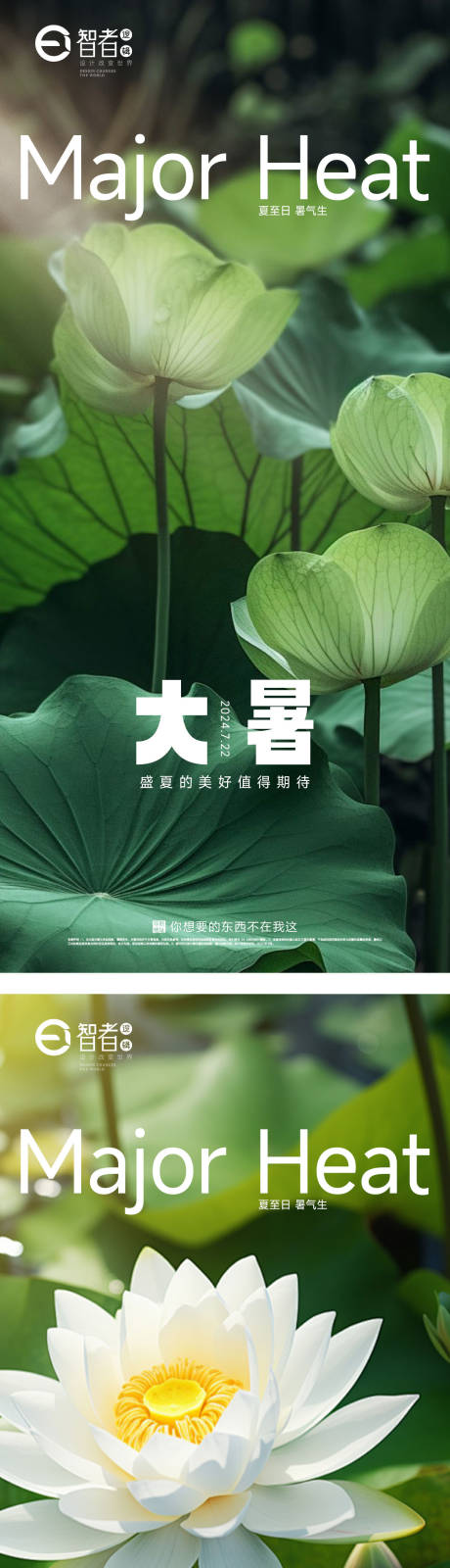 源文件下载【大暑节气海报】编号：78100025018092369