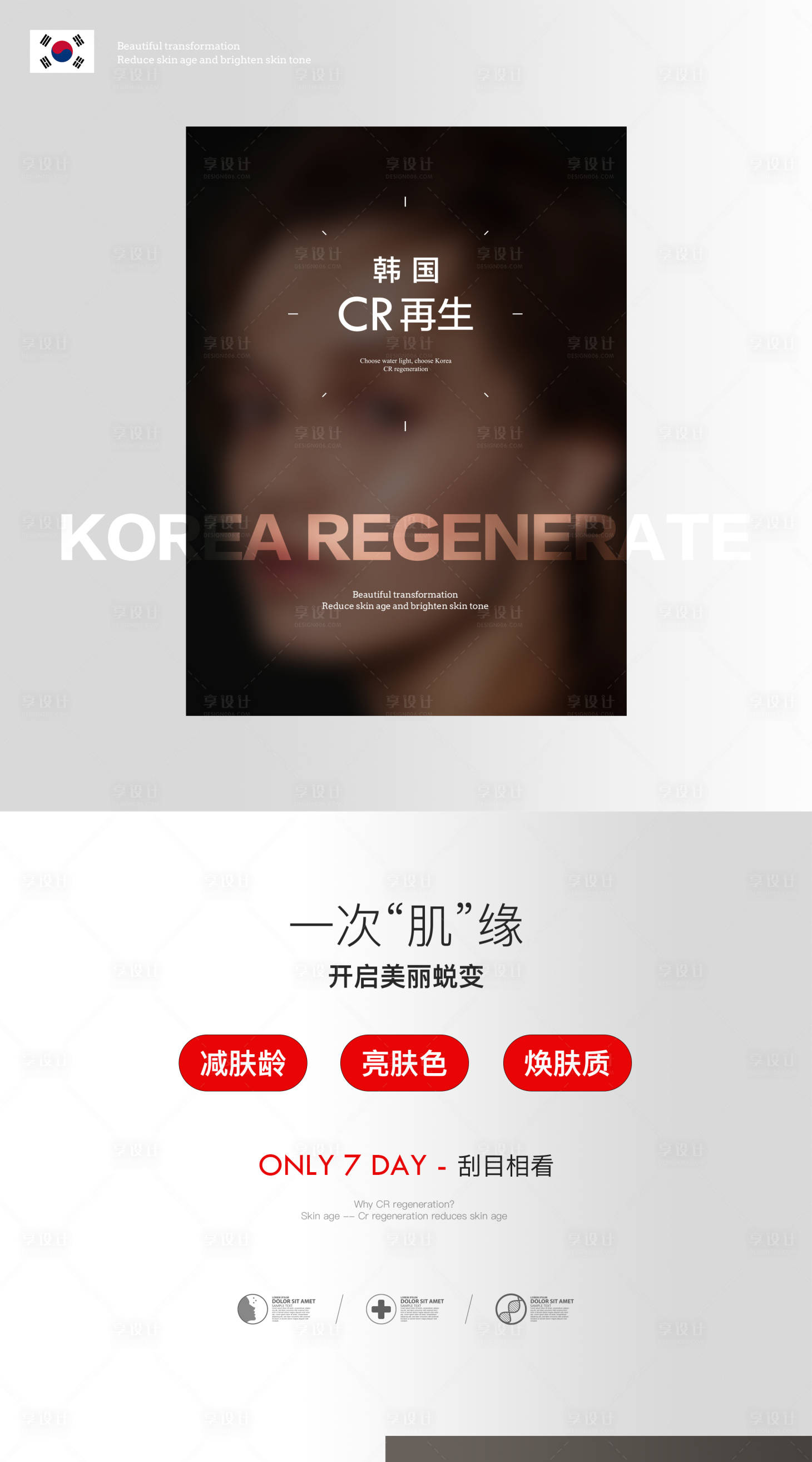 源文件下載【享設計】搜索編號：90090025343864615【醫美面部活動海報】
