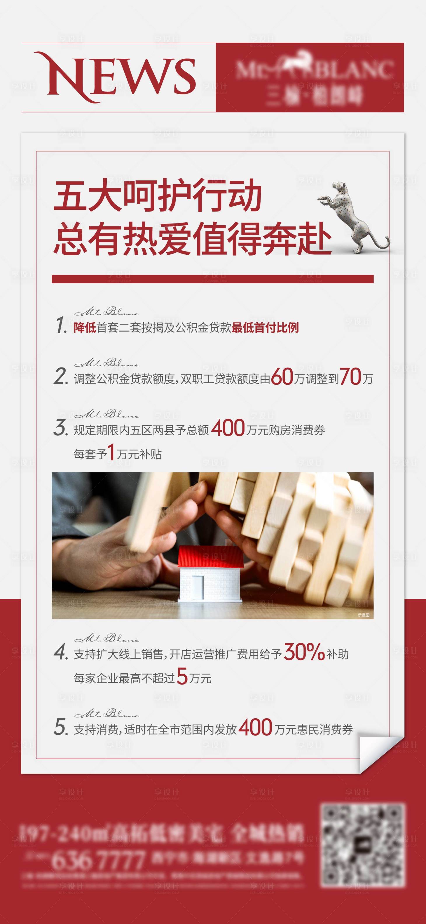 源文件下载【享设计】搜索编号：39590024946324197【地产利好海报】