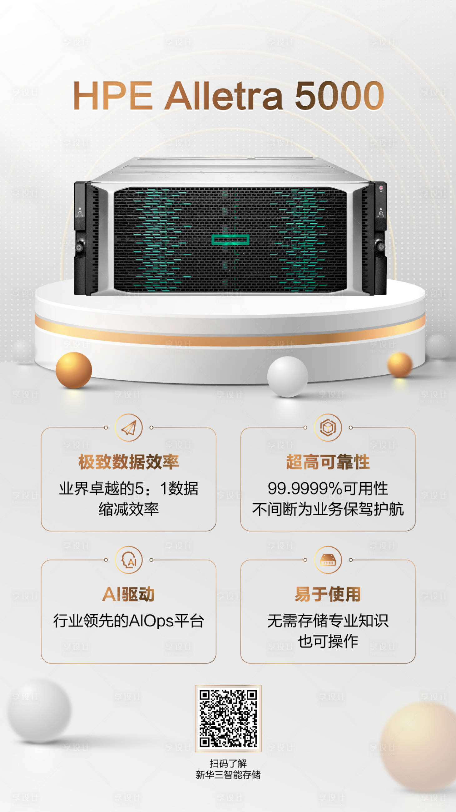 源文件下载【享设计】搜索编号：69880025275018483【服务器产品海报】