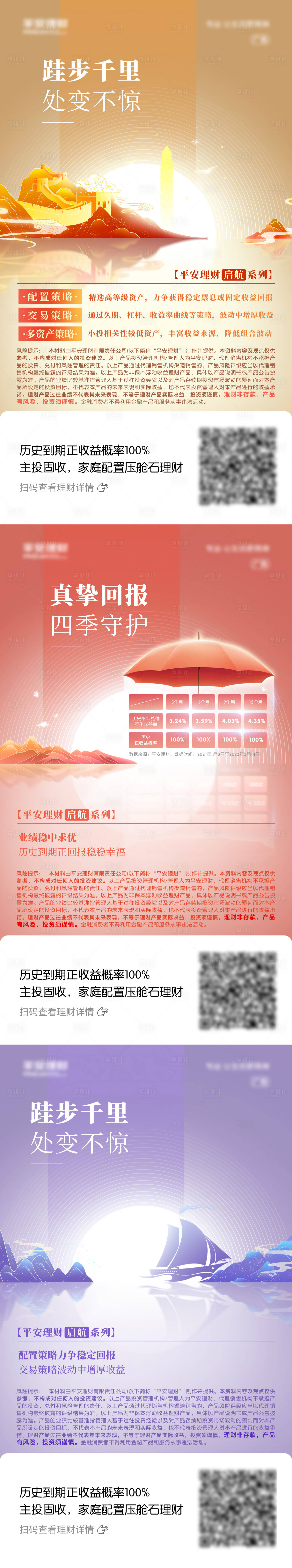 源文件下載【國風金融理財產品宣傳系列海報】編號：63040025004872527
