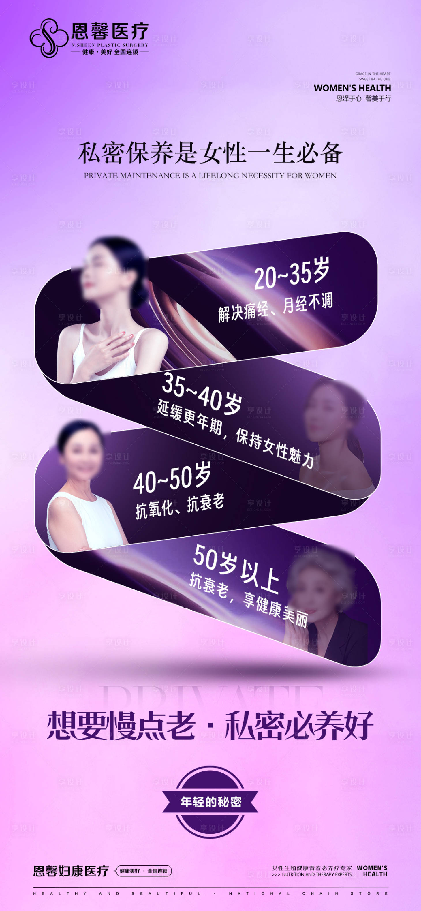 源文件下載【享設計】搜索編號：25980025033868462【私密保養海報】