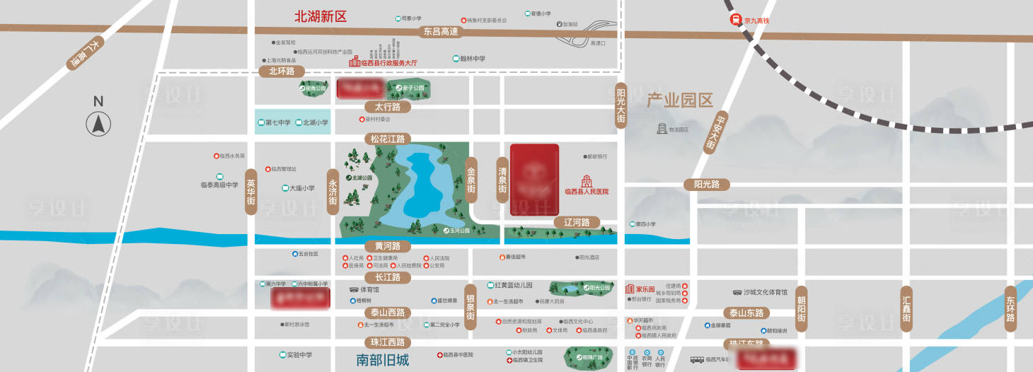 源文件下載【享設計】搜索編號：51820025074248966【地產區位圖】