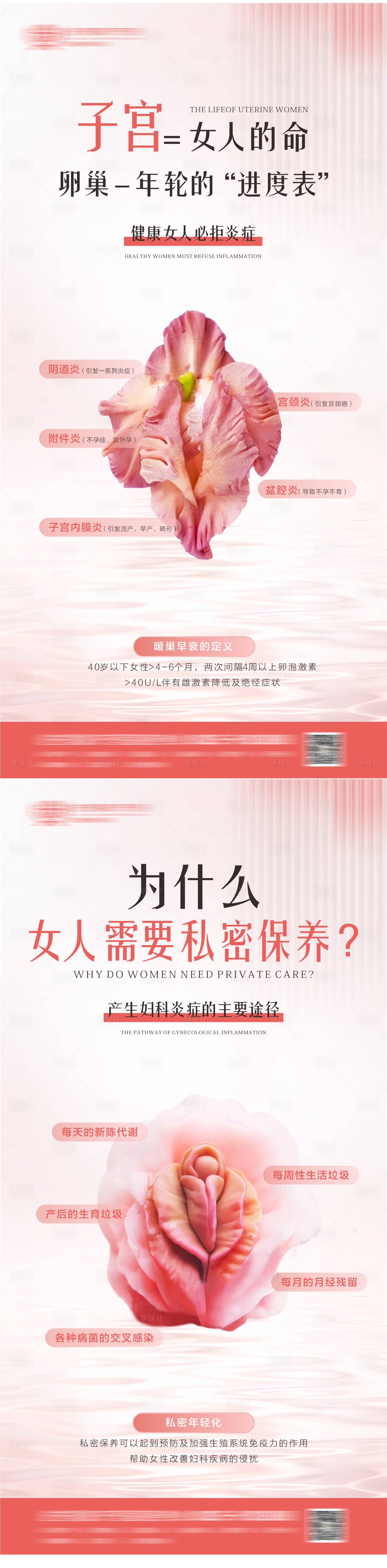 源文件下载【享设计】搜索编号：26680025286919659【女性私密宣传系列海报】