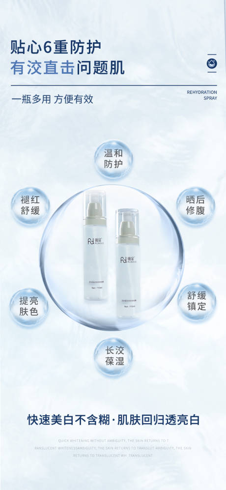 源文件下載【享設計】搜索編號：67920025117958856【化妝護膚品補水海報】