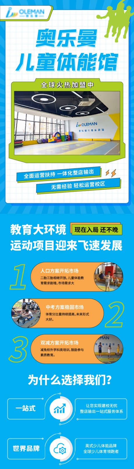 源文件下载【体育体能馆加盟招商长图海报】编号：93740025029196297