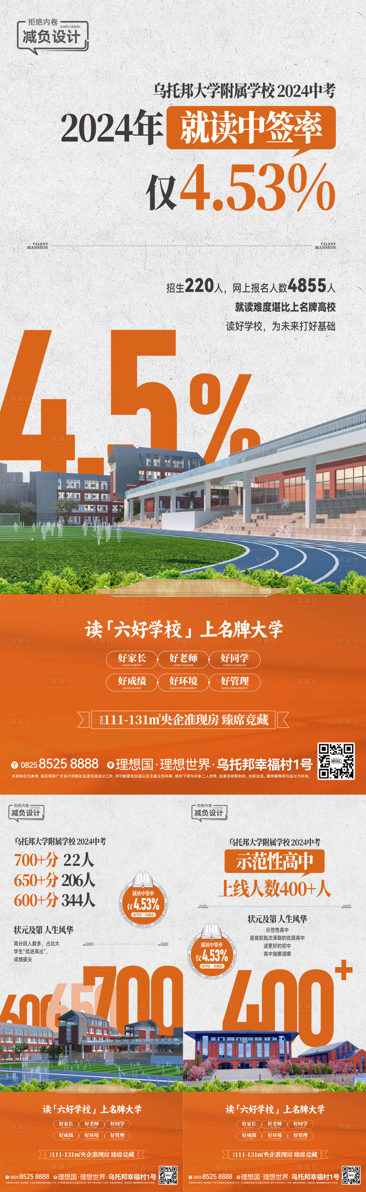 源文件下载【享设计】搜索编号：42290025358832094【地产学区价值点海报】