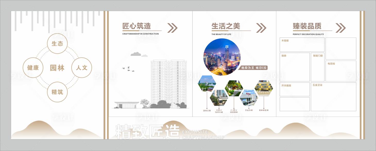 源文件下载【享设计】搜索编号：66630025154099452【地产品牌墙】