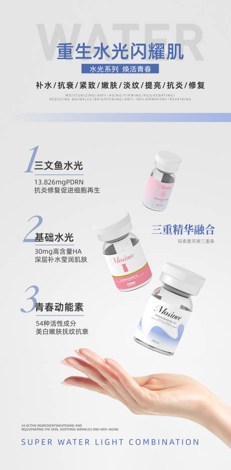 源文件下载【水光组合医美产品海报 】编号：11420024963501920