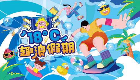 源文件下载【享设计】搜索编号：53930025039201233【夏季暑期活动背景板】