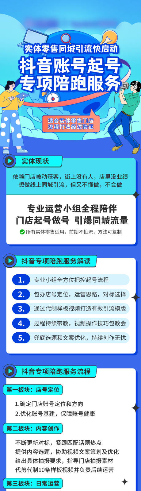 源文件下载【抖音运营陪跑长图】编号：70660024917351303