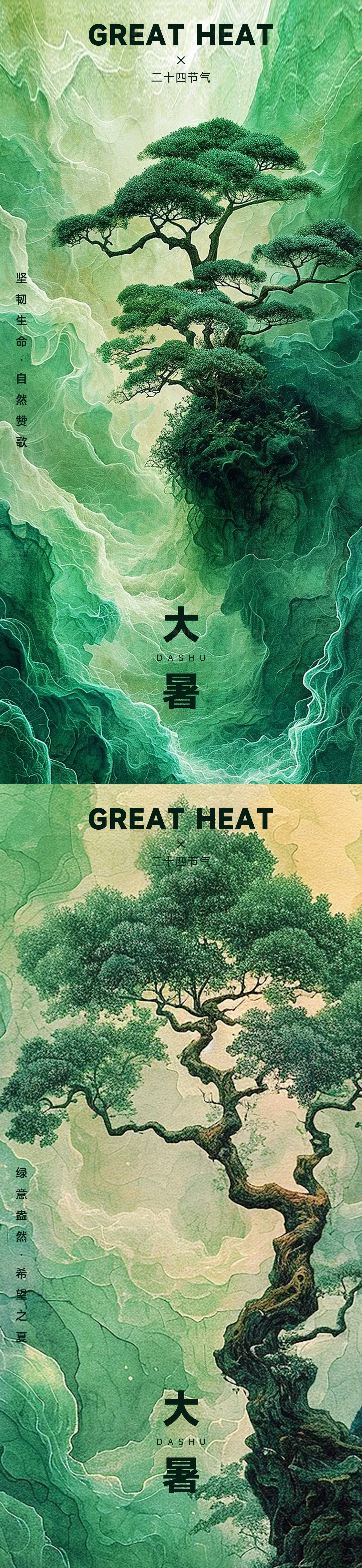 源文件下载【享设计】搜索编号：62350025181019661【大暑海报】