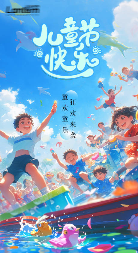源文件下载【儿童节海报】编号：26860025098924112