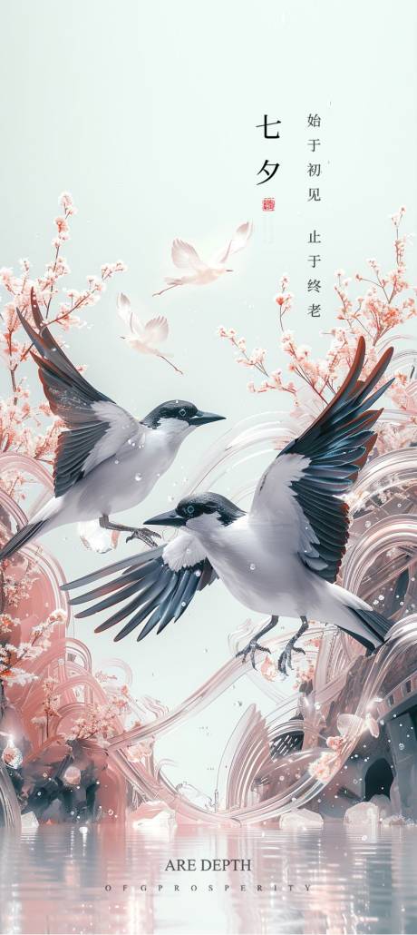 源文件下載【七夕海報】編號：22350025270653167