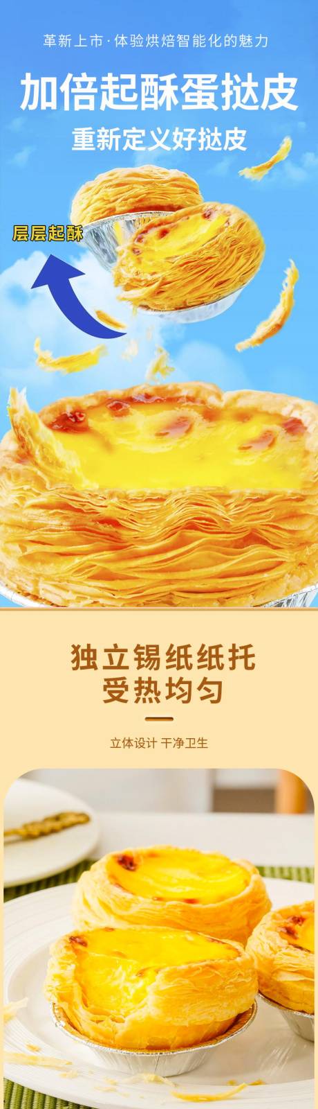 源文件下载【享设计】搜索编号：88870025101477068【蛋挞皮食品详情页】